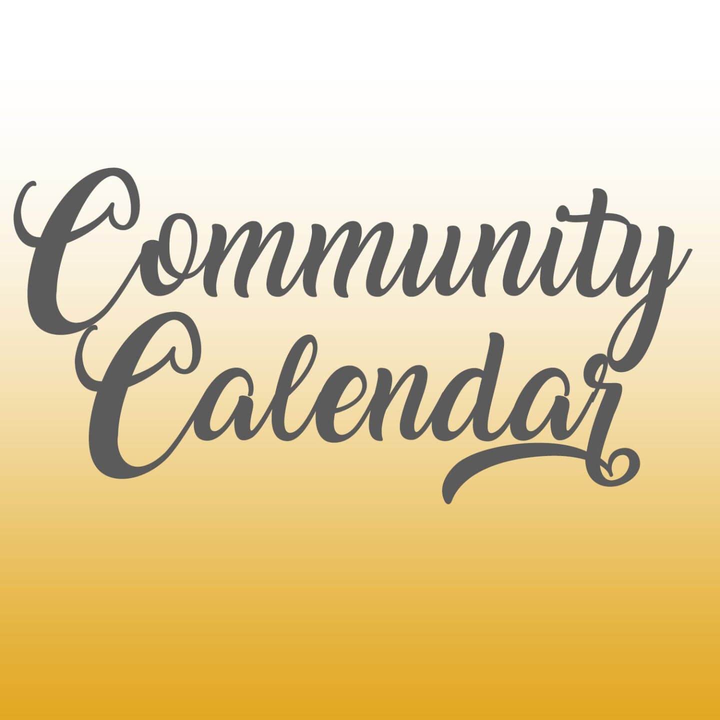 Community calendar illustration