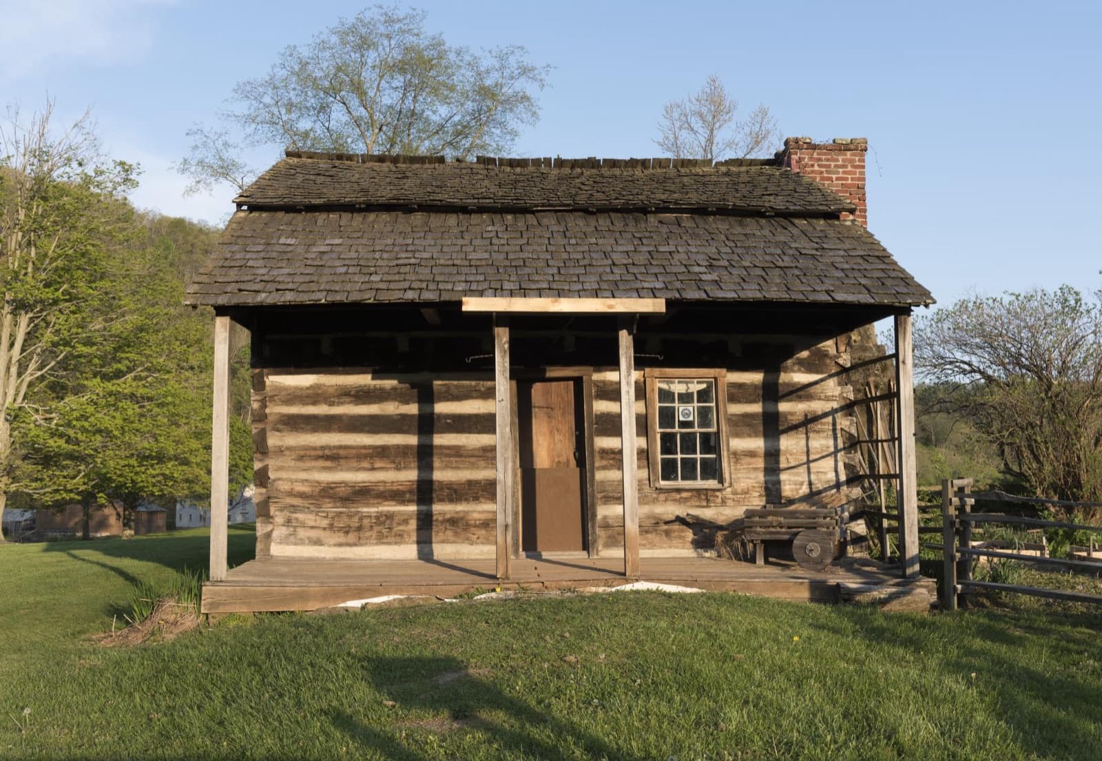 The Mary Conrad log cabin at Jackson's Mill