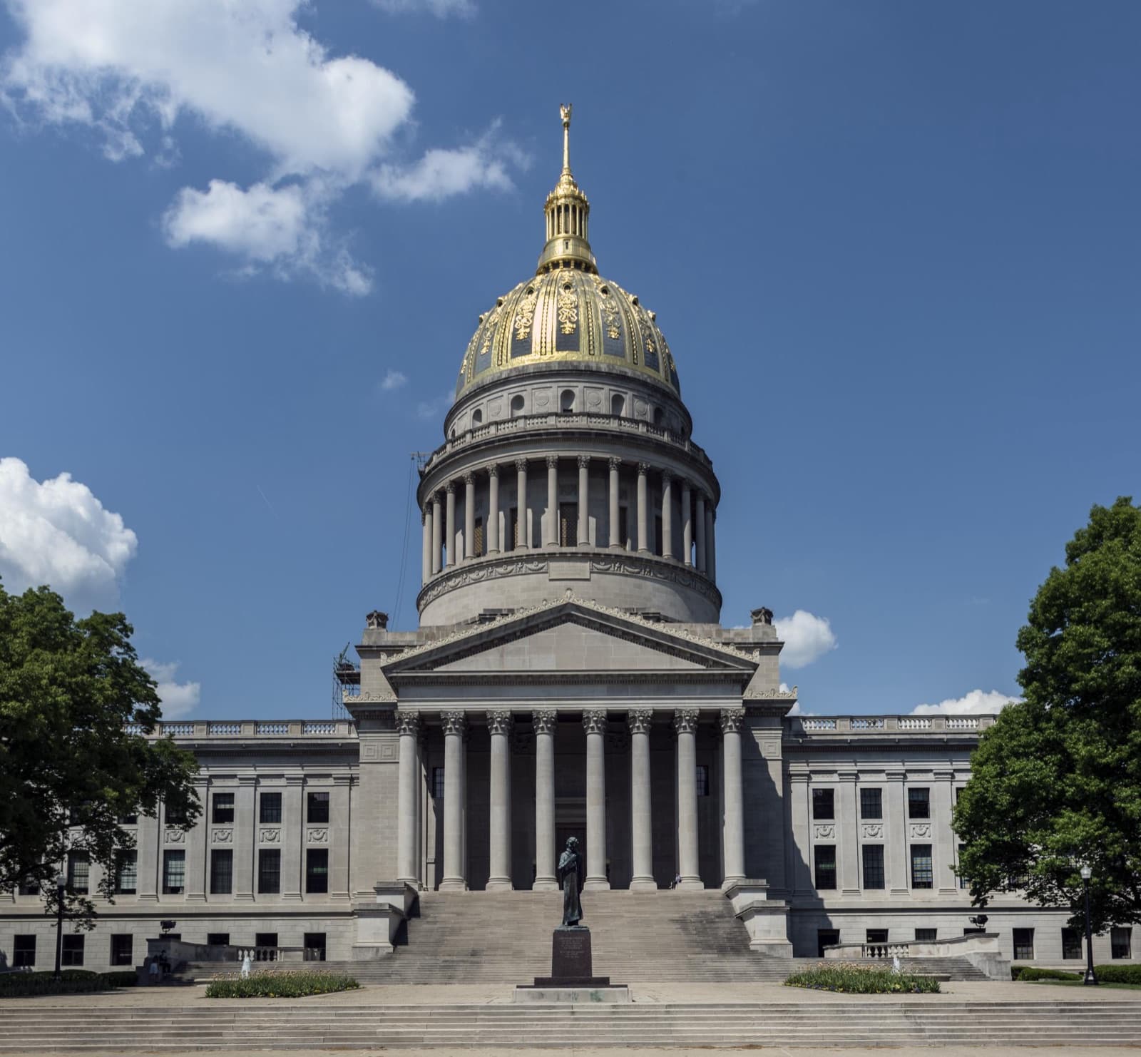 The West Virginia State Capitol in Charleston
